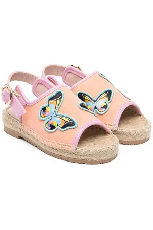 SOPHIA WEBSTER Espadrille-sandaler med sommerfuglebroderi