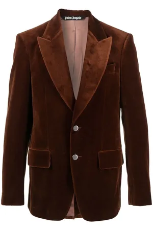 Palm Angels Blazer-jakke i velour