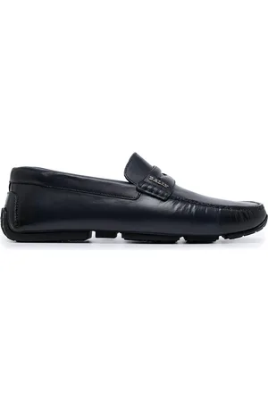 Bally Slip on-loafers med logo