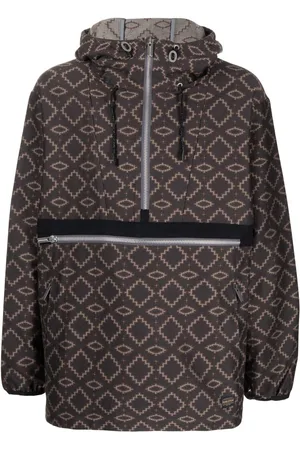 WHITE MOUNTAINEERING Jakke med geometrisk mønster