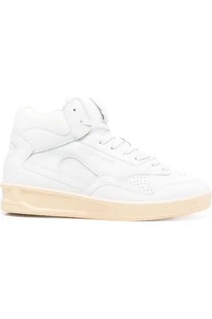 Jil Sander High-top sneakers med gummisål