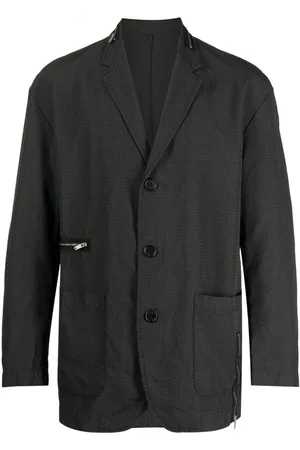 UNDERCOVER Tekstureret enkeltradet blazer