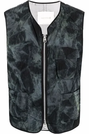 MACKINTOSH GENEREL vest med batiktryk