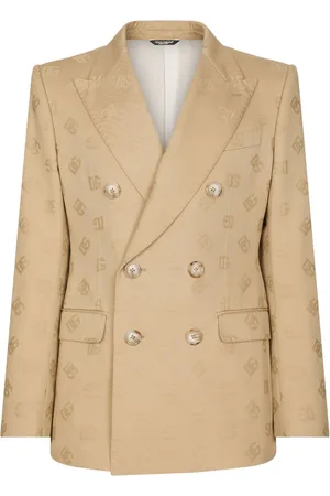 Dolce & Gabbana Blazer i jacquard med logo