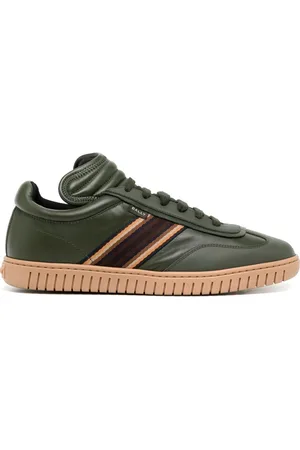 Bally Low-top sneakers i læder med sidestribe