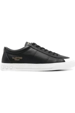 VALENTINO GARAVANI Low-top Cityplanet sneakers i læder
