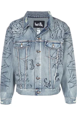 HACULLA Tatted denimjakke med tryk