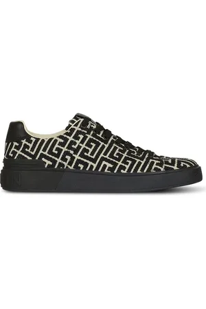 Balmain B-Court sneakers med monogram