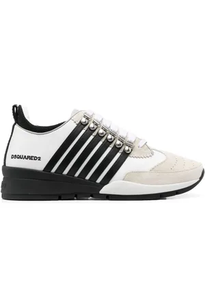 Dsquared2 Boxer sneakers med stribet tryk