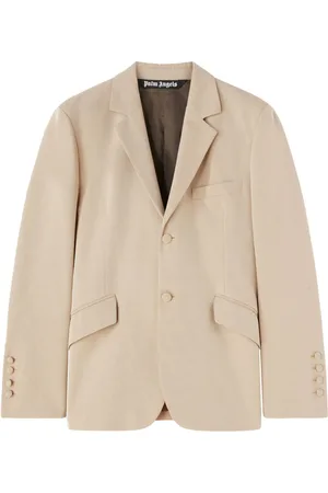 Palm Angels Enkeltradet faconsyet retro blazer