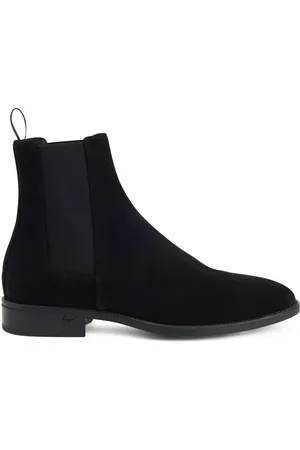 Giuseppe Zanotti Ryim støvler i velour med elastisk panel