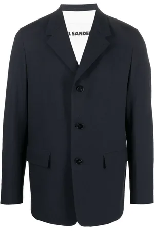 Jil Sander Enkeltradet blazer med knaplukning