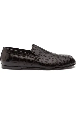 Dolce & Gabbana Loafers i krokodillepræget læder