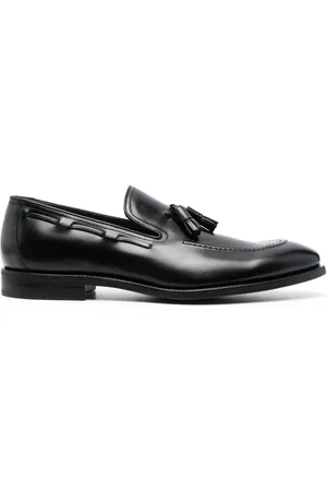 HENDERSON BARACCO Loafers i læder med kvastdetalje