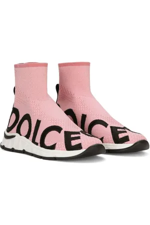 Dolce & Gabbana Strømpe-sneakers med jacquard-logo