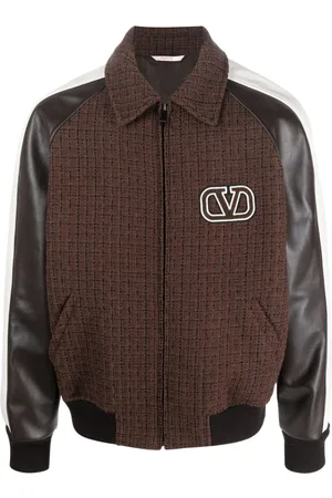VALENTINO GARAVANI Bomberjakke med tweed-panel
