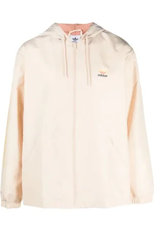 adidas Let jakke med hætte og logotryk