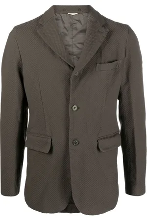 Comme des Garçons Enkeltradet blazer med hakrevers