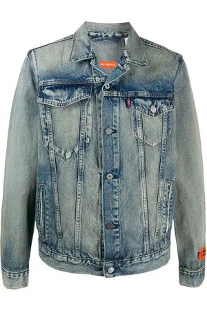 Heron Preston Trucker-jakke i denim