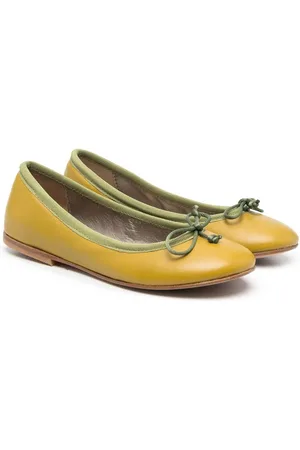 PèPè Ballerina-pumps i læder med sløjfedetalje
