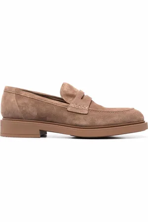 Gianvito Rossi Loafers med rund snude
