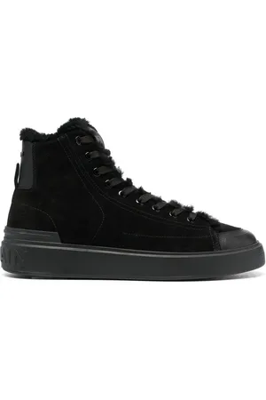 Balmain High-top sneakers i ruskind
