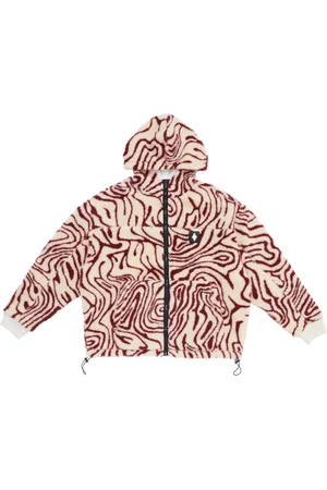 MARCELO BURLON Jakke med hætte og logomærke