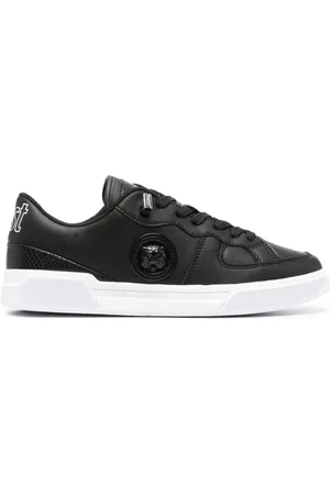 Roberto Cavalli Sneakers i læder med logomærke