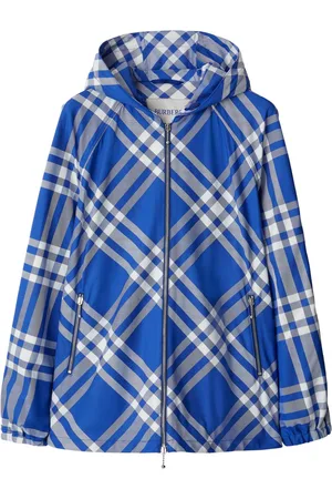 Burberry Jakke med hætte med ternet mønster