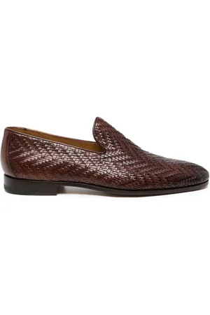 Magnanni Interwoven loafers i læder