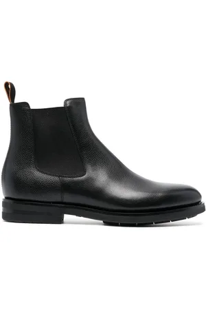 santoni Chelsea-støvler i læder