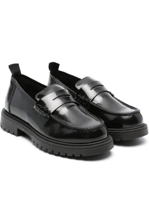 DOUUOD KIDS Slip-on mokkasiner i læder