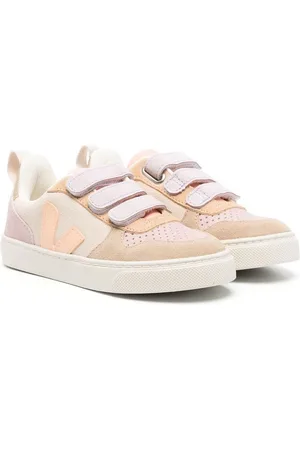 Veja Sneakers med burrelukning og logo