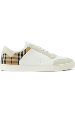 Burberry Sneakers med vintage ternet panel