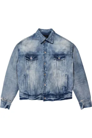 Purple Brand Denimjakke med præget logo
