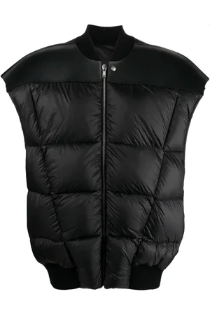 Rick Owens Dunvest med lynlås