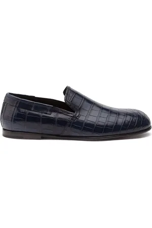 Dolce & Gabbana Loafers i krokodillepræget læder