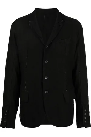 MASNADA Blazer med Peter Pan-krave og knapper