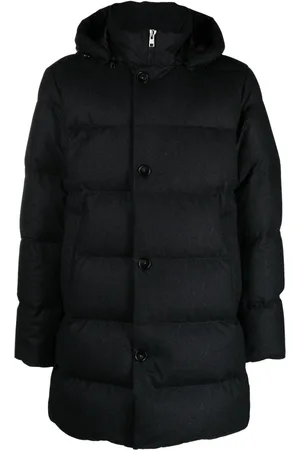 Woolrich Quiltet frakke med aftagelig hætte