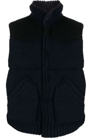 SACAI Tricot dunvest i uld
