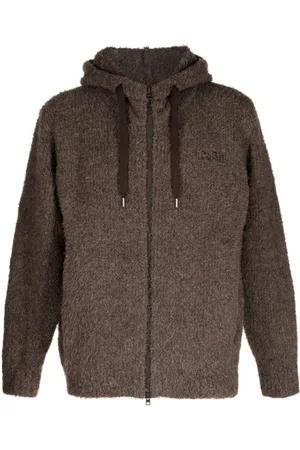 Comme des Garçons Jakke broderet logo og hætte