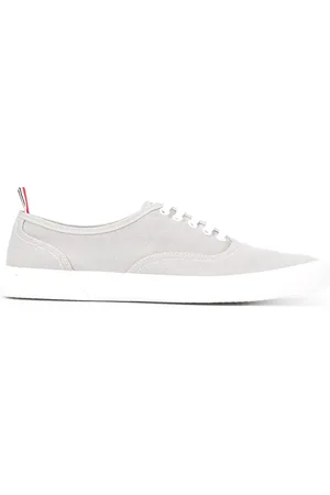 Thom Browne Heritage-sneakers i bomuldslærred