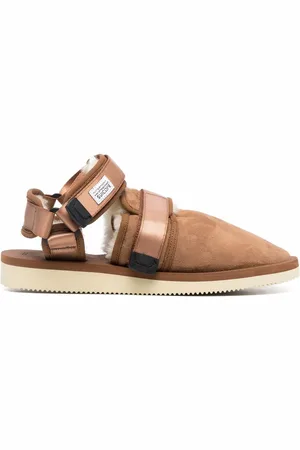 SUICOKE Sandaler med lammeskindsfor og lukket tå