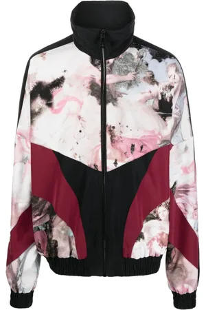 Balmain Jakke med paneler og pasteltryk