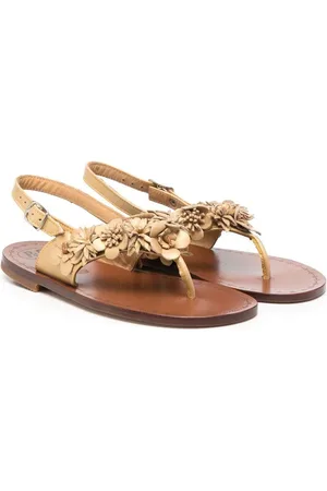 PèPè Slingback-sandaler med blomstret detalje