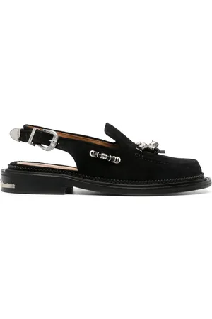 TOGA VIRILIS Slingback-loafers i læder