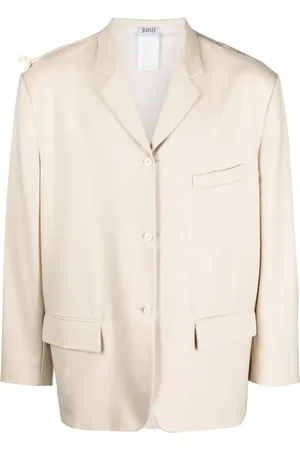 MAGLIANO Enkeltradet blazer med patchwork-panel