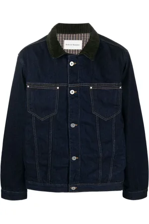 Drôle de Monsieur Denimjakke med logomærke