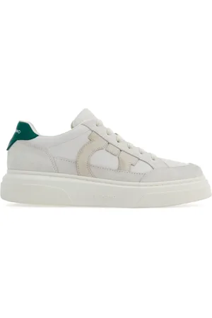 Salvatore Ferragamo Sneakers i kalveskind med Gancini-mærke