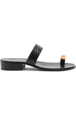Giuseppe Zanotti Bardack sandaler med slangeskindseffekt